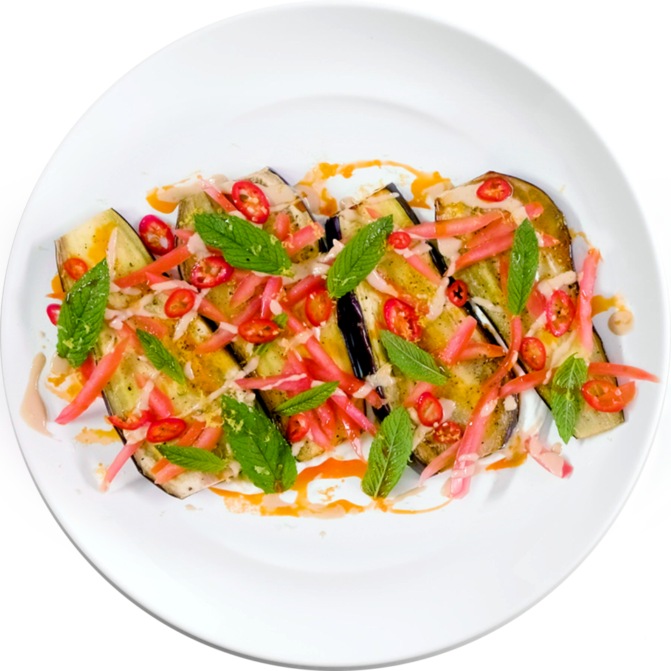 Roasted Eggplant Salad Innit